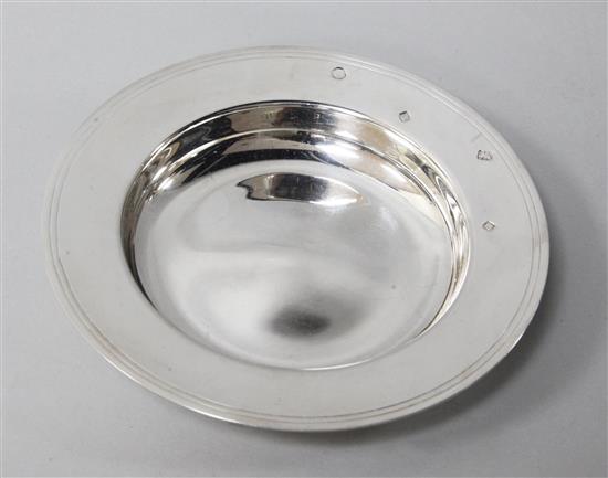 A modern silver small  Armada dish, 6.5oz.